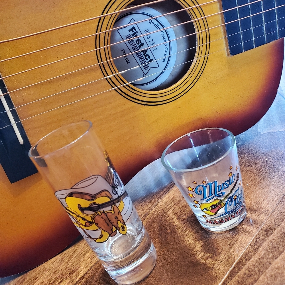2 Nashville Shot Glasses